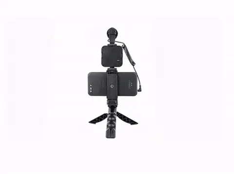Professional video Microphone kit with Tripod Stand and LED Light