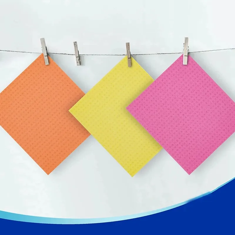 Pack of 5 Cellulose Sponge absorbent cleaning cloth