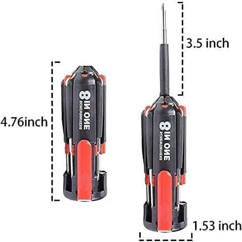 Screwdriver 8 in 1 Multi-Function Screwdriver Kit