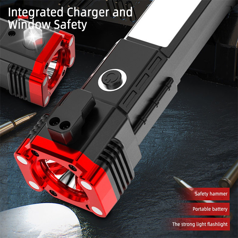 Multifunctional Portable Emergency Flashlight LED 3W Emergency Torch Light