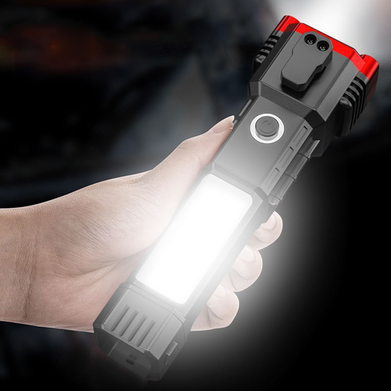 Multifunctional Portable Emergency Flashlight LED 3W Emergency Torch Light