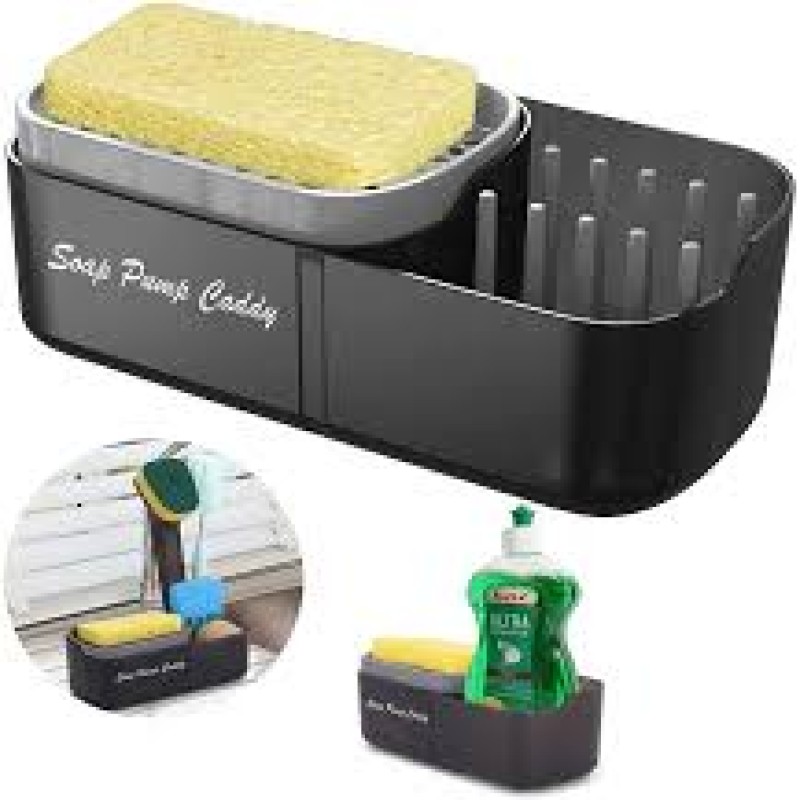 2 in 1 Sink Caddy & Soap Dispenser