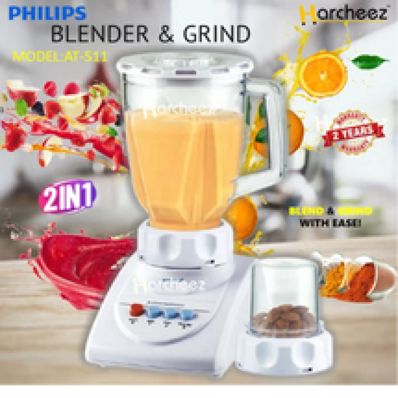 Philips 2 In 1 Juicer Blender 1.5Ltr