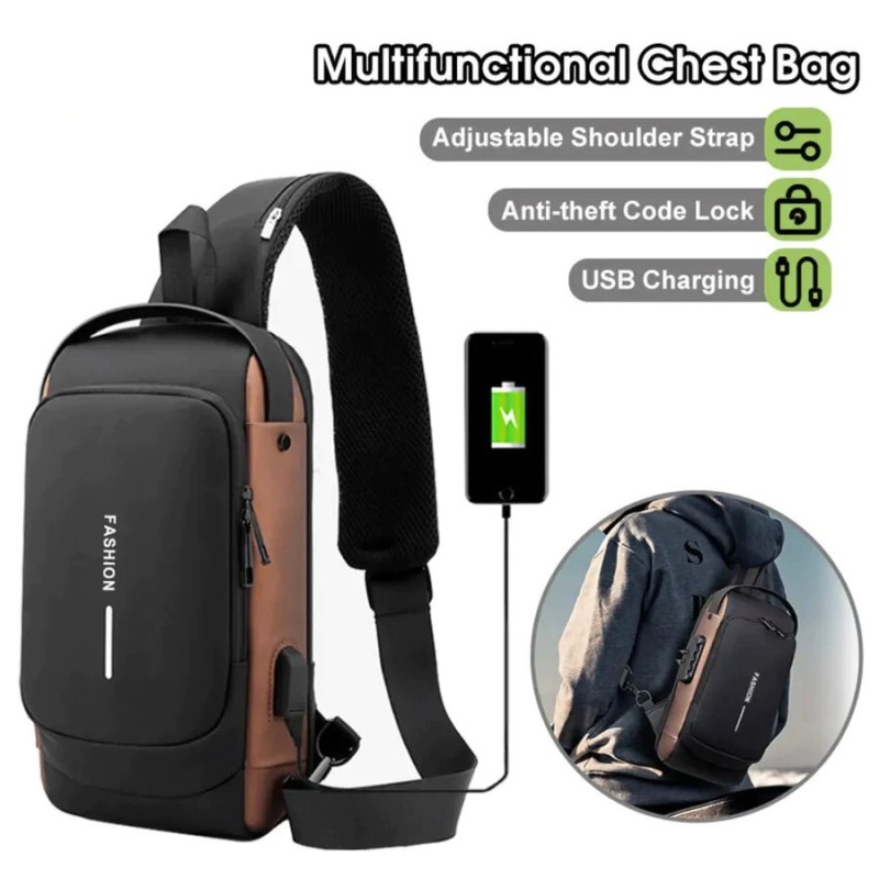 Multifunctional Waterproof Anti-Theft Chest Bag