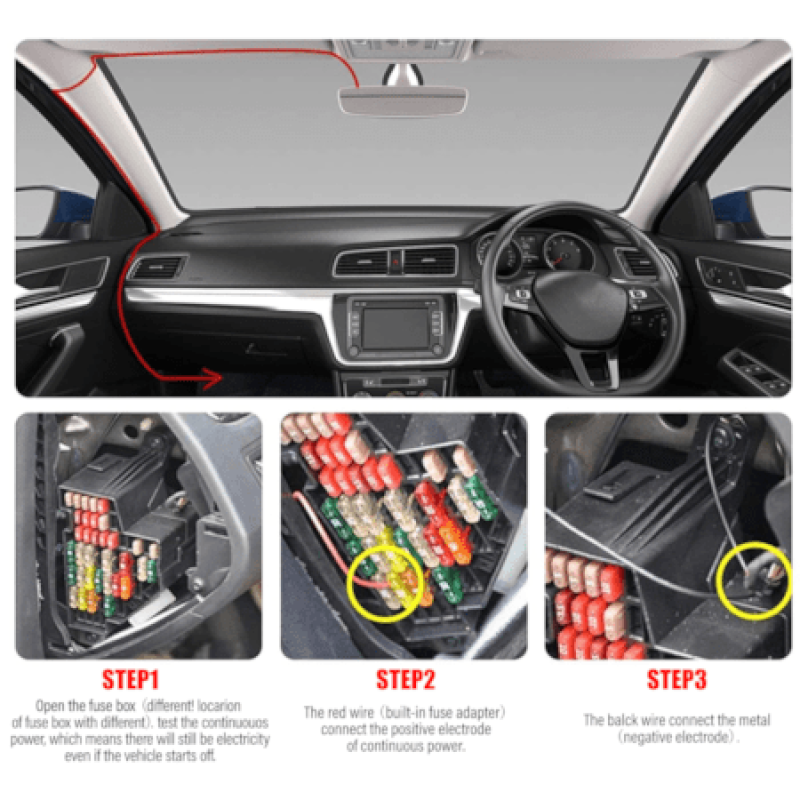 Dual Camera Car DVR Rearview Mirror With 4.3? Screen