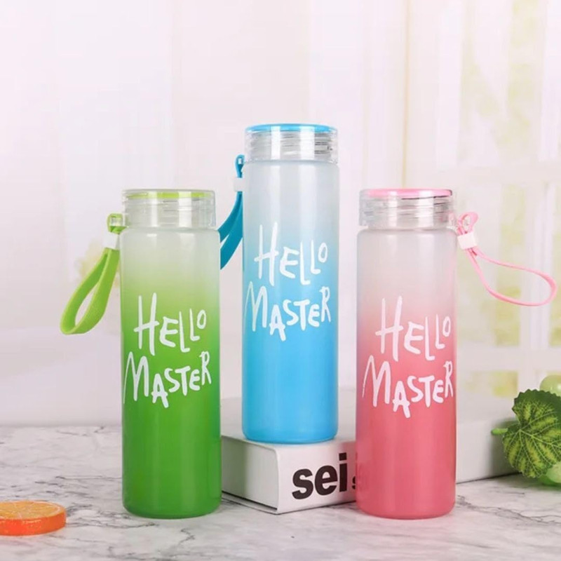 Buy Hello Master Glass Water Bottle 450 ML