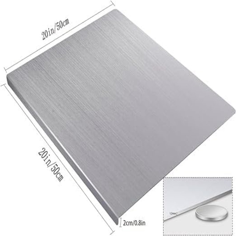 Large size Stainless Steel Cutting Board