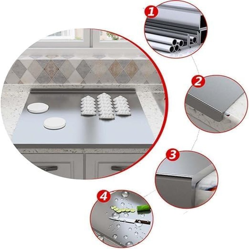 Large size Stainless Steel Cutting Board