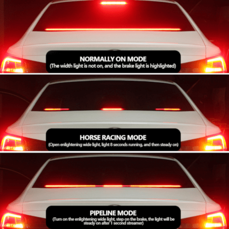 100CM LED Car Strip Light – Third Brake Light with Turn Signal Flasher