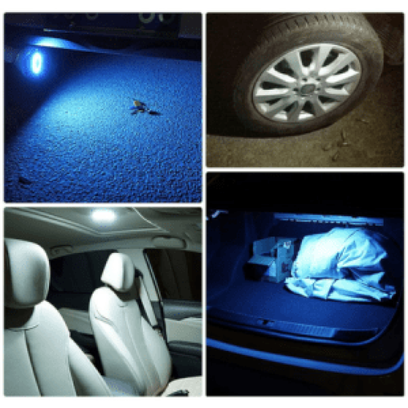 Rechargeable USB LED Reading Lamp for Car Interiors