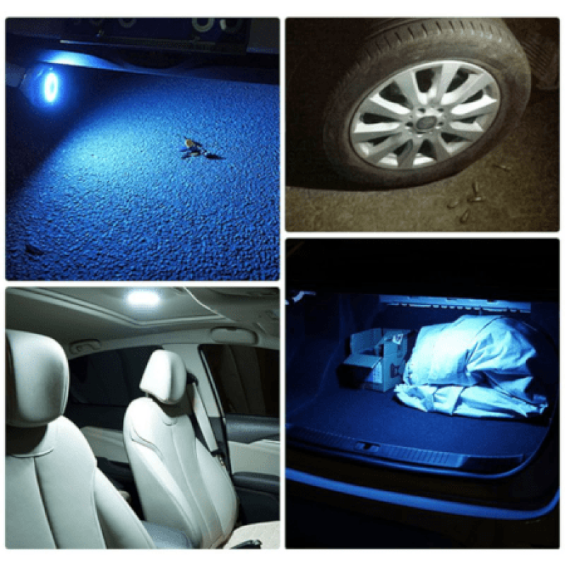Rechargeable USB LED Reading Lamp for Car Interiors