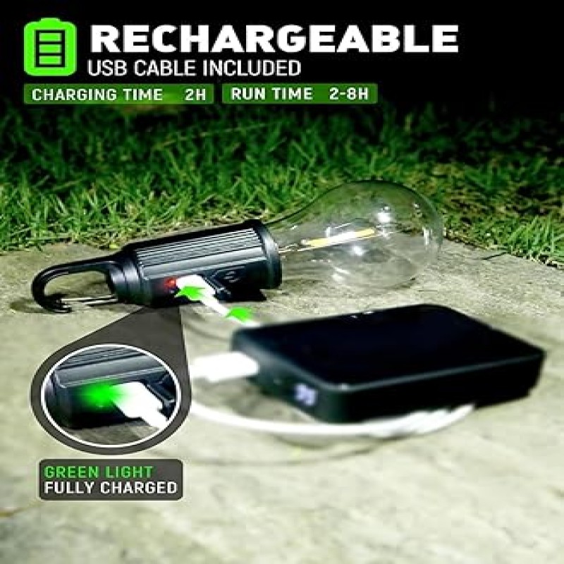 Rechargeable Camping Bulb Multi Use