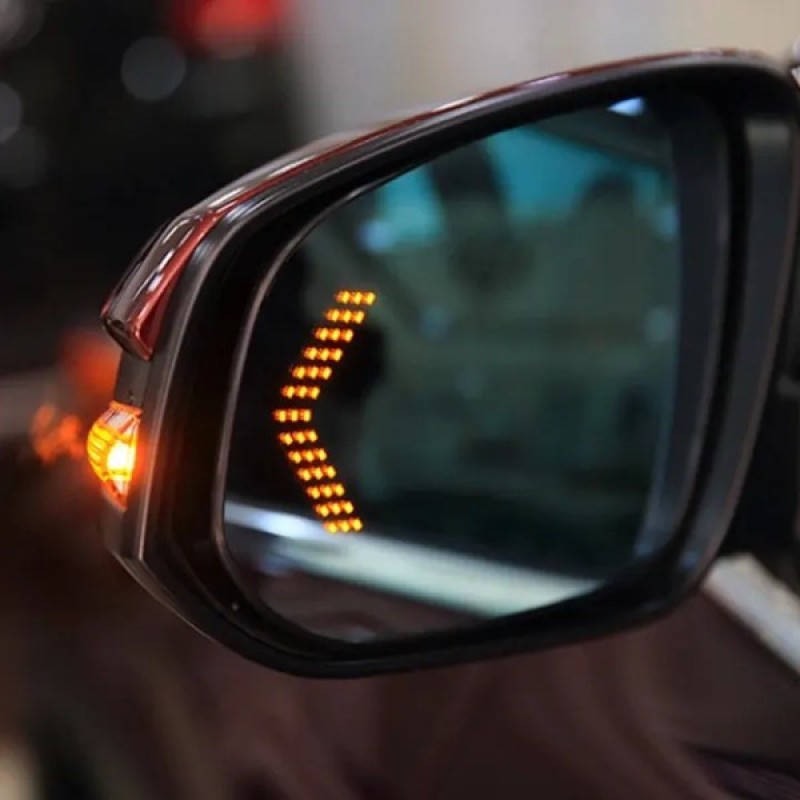 2 Pieces Side Mirror Airrow Style Indicator