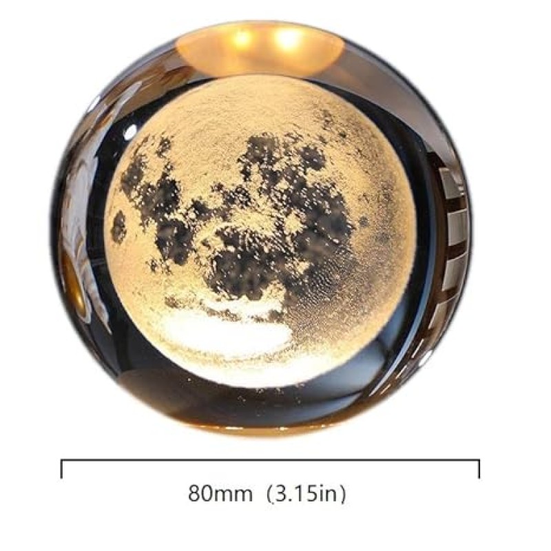 Crystal ball lamp (only moon)