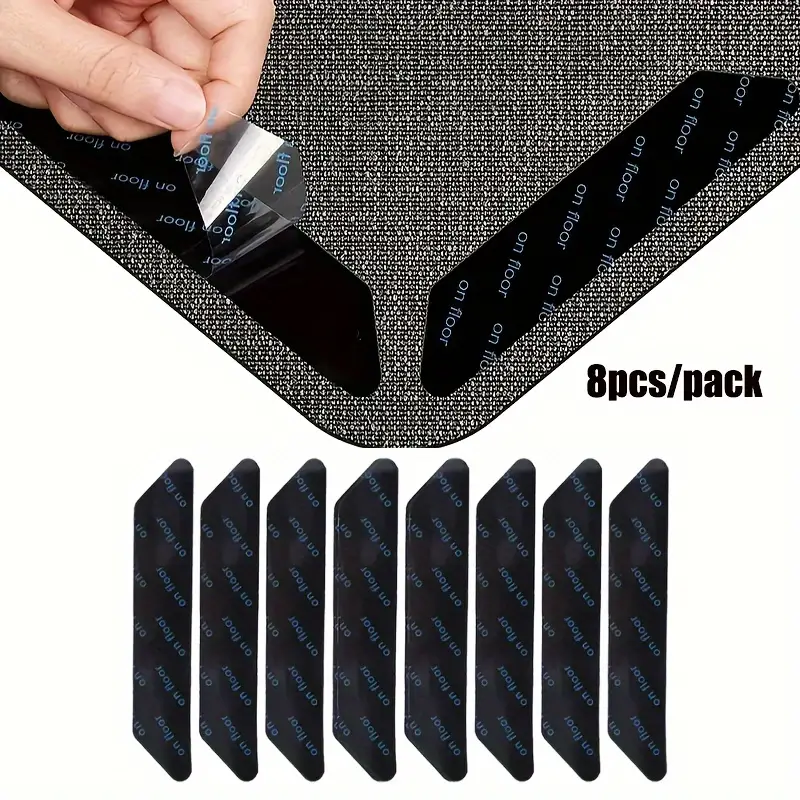8 Pcs Reusable Non-Slip Carpet Gripper Tape