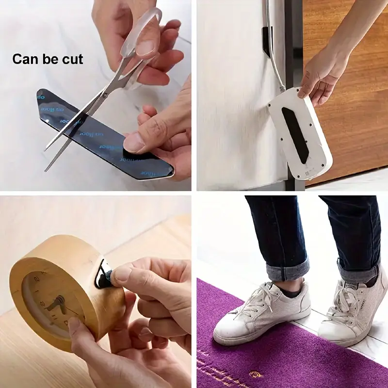 8 Pcs Reusable Non-Slip Carpet Gripper Tape