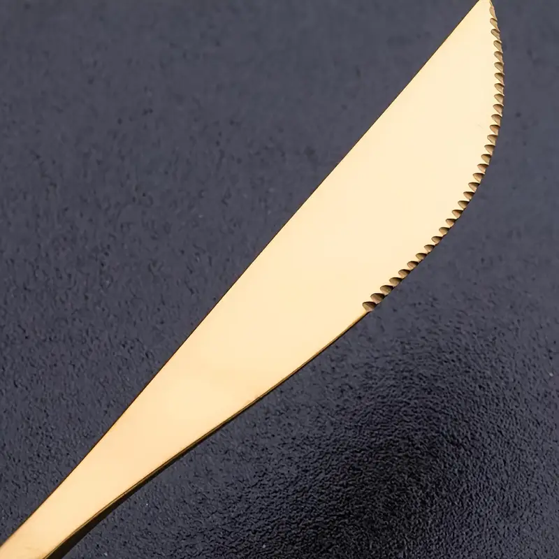 30pcs Stainless Steel Cutlery Set - Elegant Utensils with a Mirror Finish, Dishwasher Safe, Including Forks, Knives, And Spoons