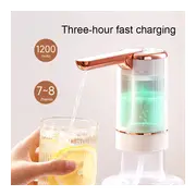 Portable 5-Gallon Water Bottle Pump Dispenser - KT077 Foldable Automatic Drinking Water Pump with Adjustable Flow