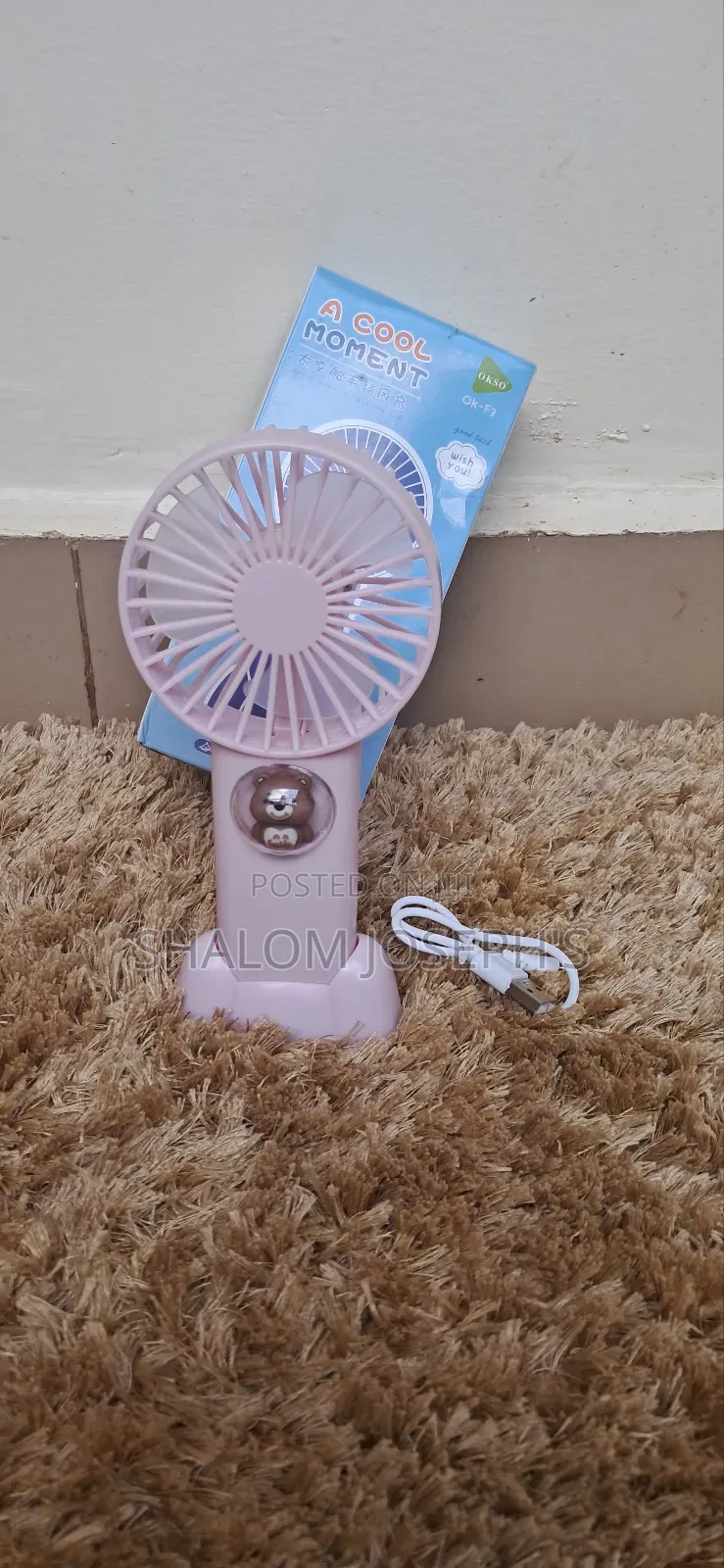 Rechargeable 5V Handheld Portable Fan ModelF3