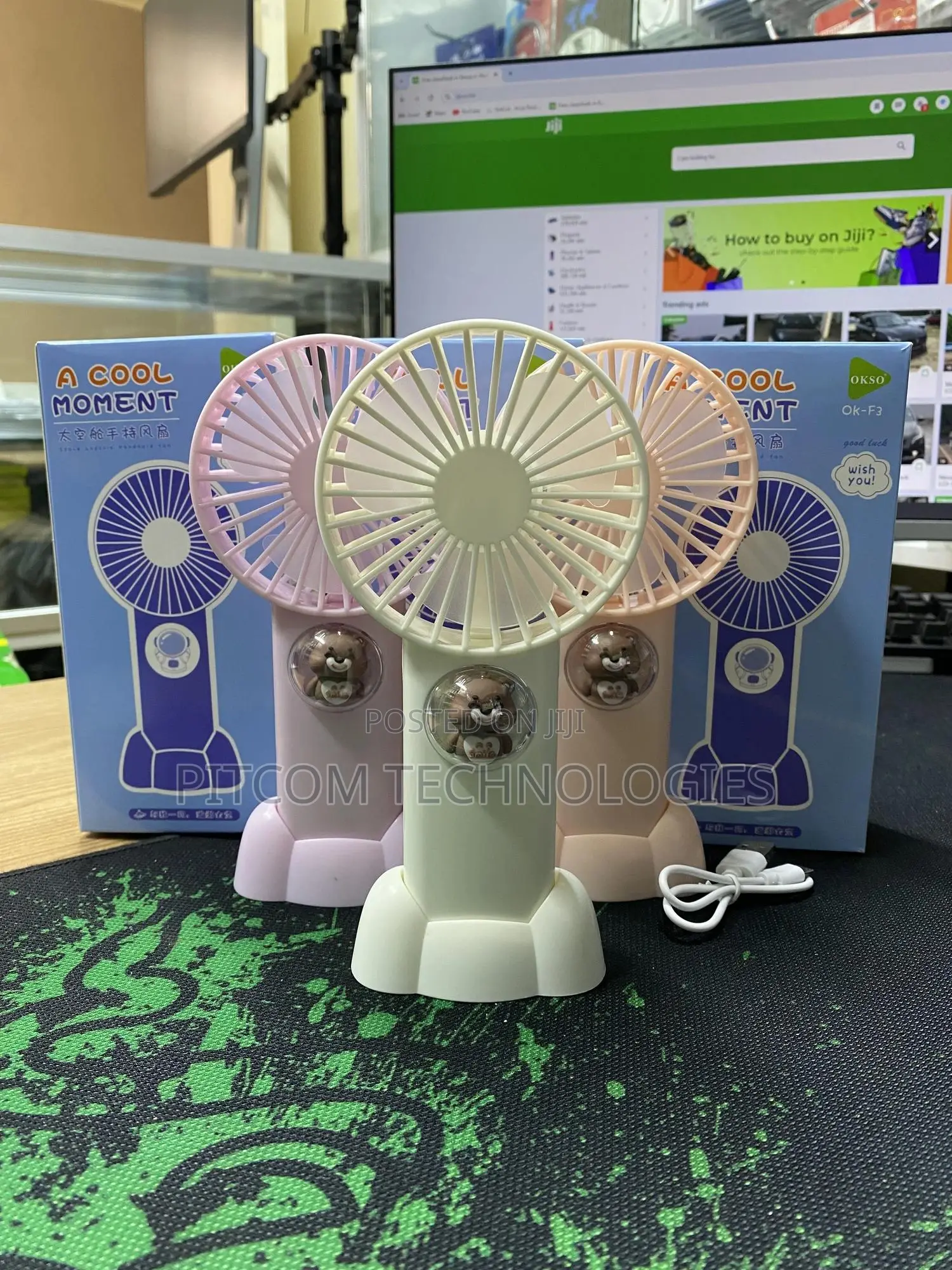 Rechargeable 5V Handheld Portable Fan ModelF3