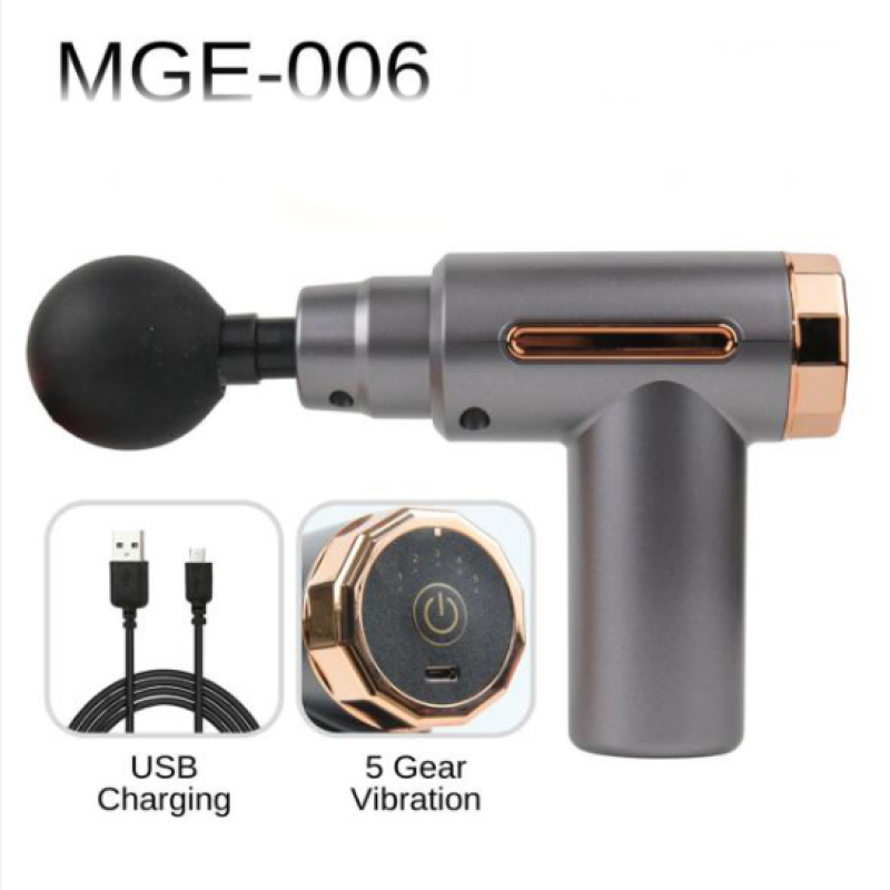 Compact Muscle Massager Gun – Deep Tissue Relief | Model MGE-006 (Randomcolors)