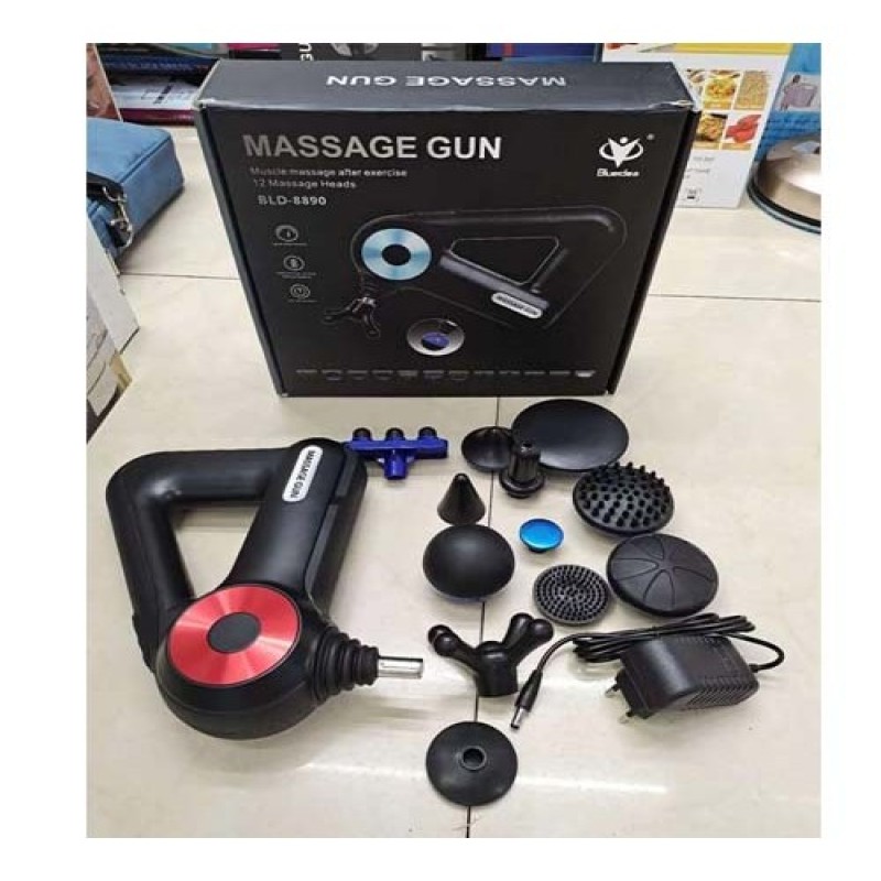 Pro Series BLD-8890 Massage Gun – Complete 12-Head Set