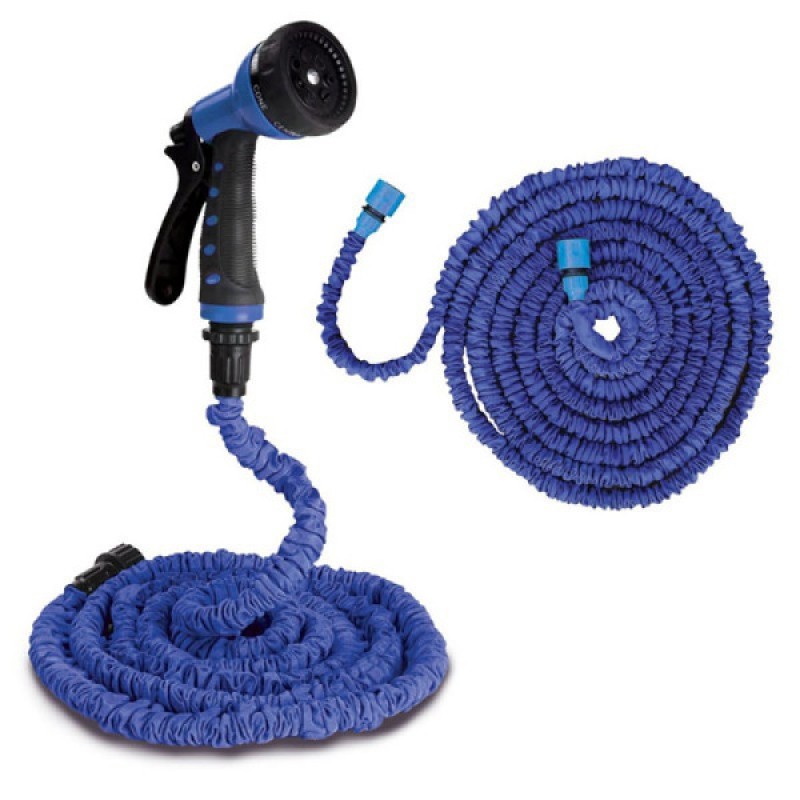 Magic Hose Stretchable Water Spray Pipe 125 Ft with multi-function spray gun