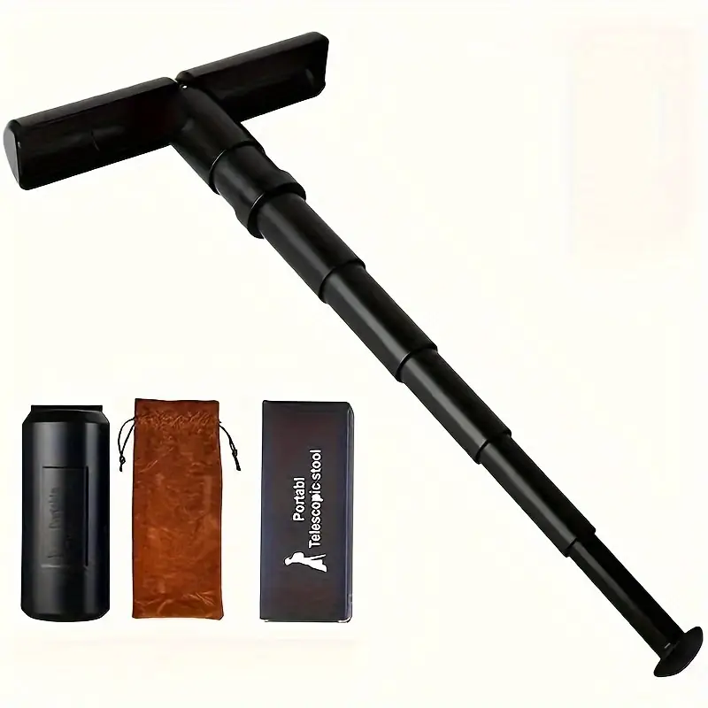 Multifunctional Telescopic Seat – Quick Folding Walking Stick Stool