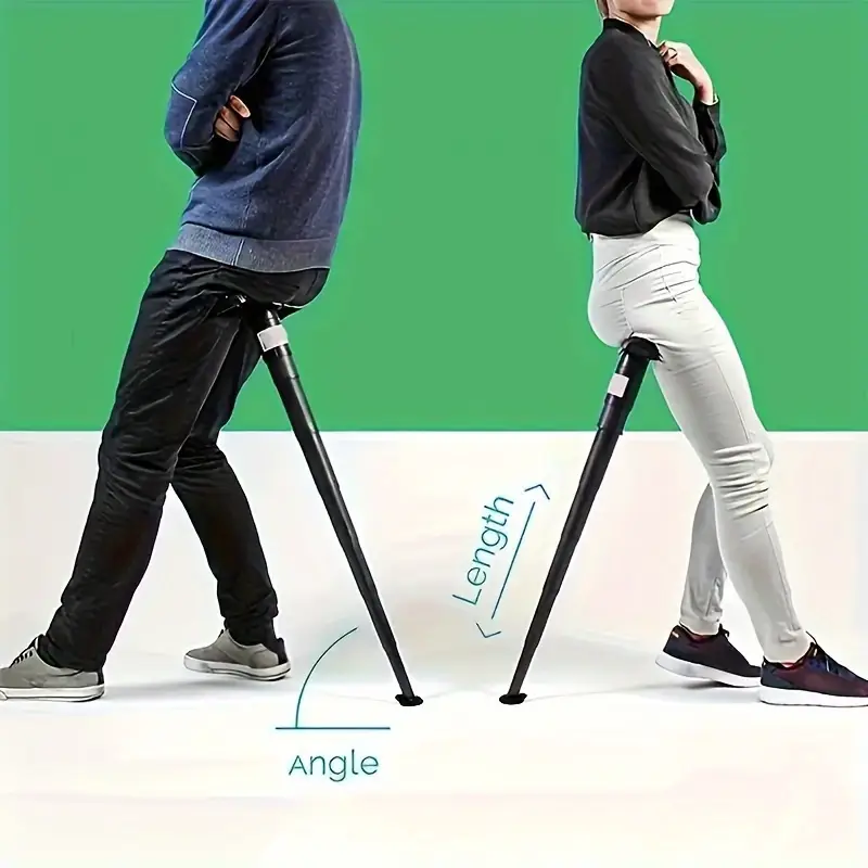 Multifunctional Telescopic Seat – Quick Folding Walking Stick Stool