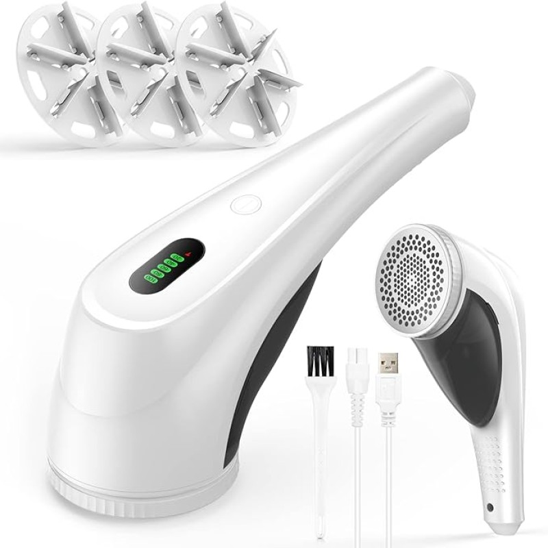 M-23 Electric Lint Shaver with LED Indicators, USB Charge, Electric Lint Remover