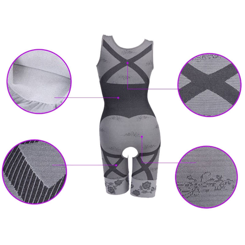High Quality Corset Slimming Suits Body Shaper Charcoal Underwear