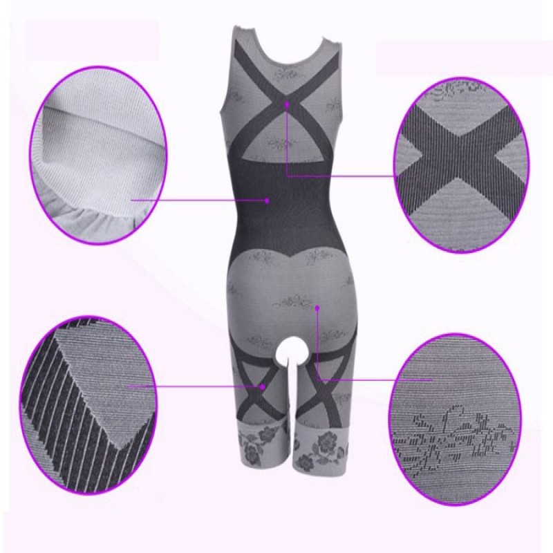 High Quality Corset Slimming Suits Body Shaper Charcoal Underwear