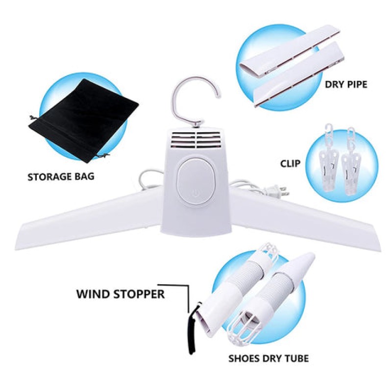 Portable Clothes Shoes Dryer Hanger
