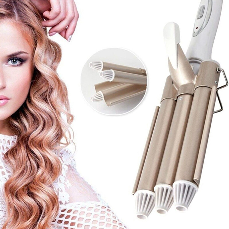 Moehair MO-6002 Wave Ceramic Wag Curling Iron 22mm 990°C Salon Special