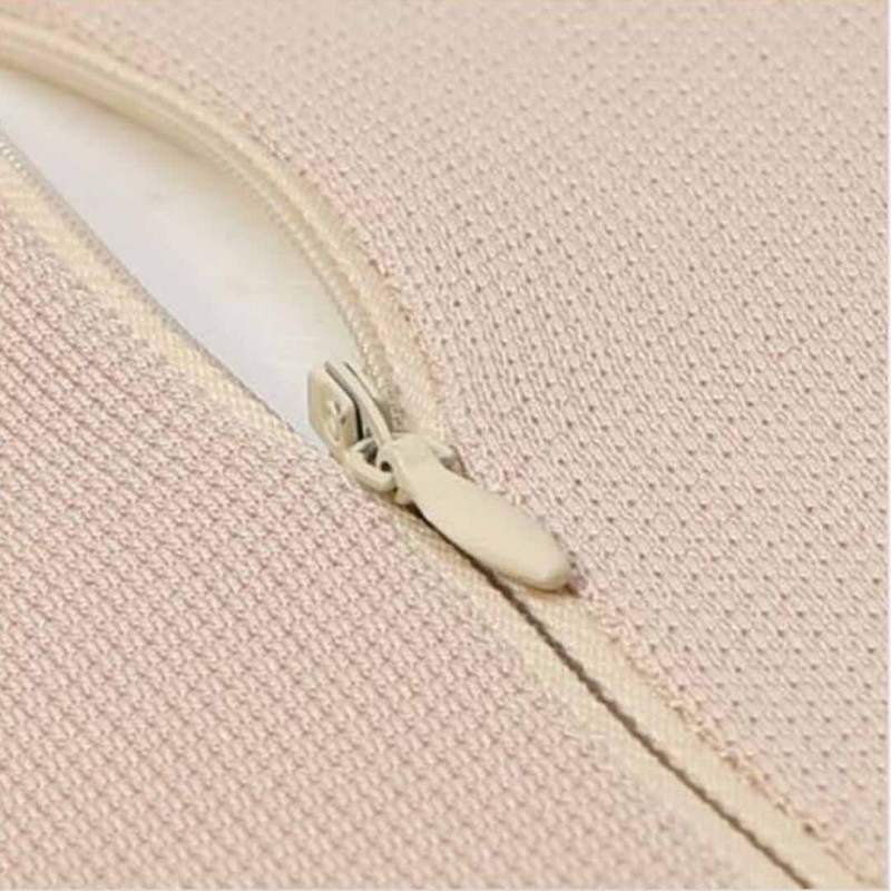 Hamzastore SoftSupport Beige Back Support Memory foam Cushion