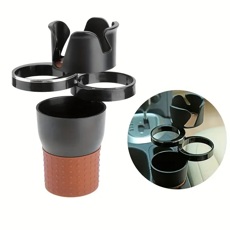 Universal Rotatable Car Cup Holder – Multifunctional Design