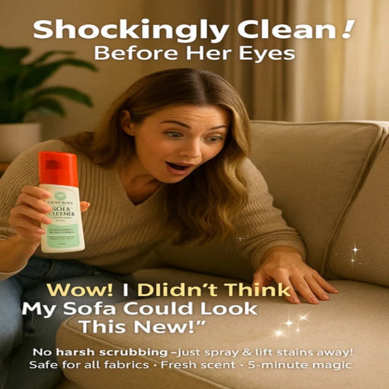 Puresofa Upholstery & Fabric Cleaner Spray – Stain Remover & Fresh Scent (150ml)