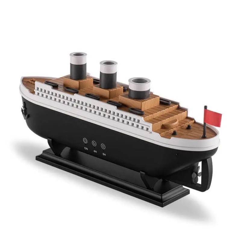 Royal Ship LED Aroma Humidifier – Dual Mist & Ambient Lights