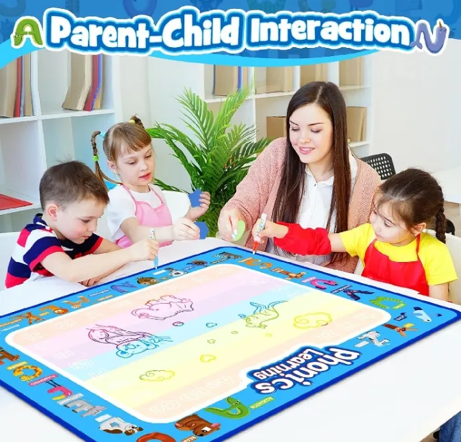 Magical Aqua Doodle water Canvas Mat For Kids,Drawing Water Mat Small