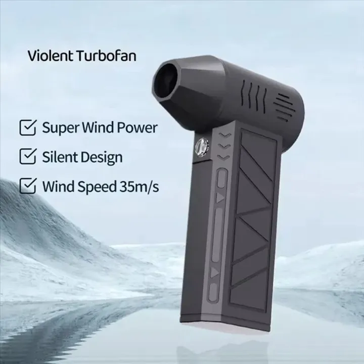 Cordless Air Duster, Handheld Turbo Blower Violent Fan With Brushless Motor, Mini Jet Fan, Mini Turbo Snow Blower for Car