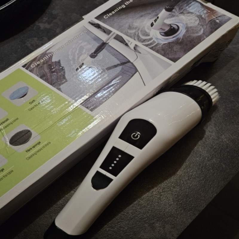 9-in-1 Electric Spin Scrubber Cordless Cleaning Brush with Extendable Handle