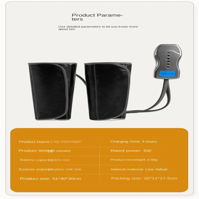 Electric Leg Massager – Pain Relief with Kneading Therapy