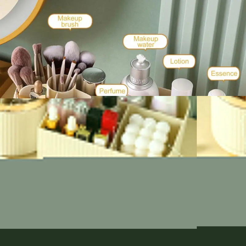 New Elegant Style Brush Holder and Cosmetic Tray