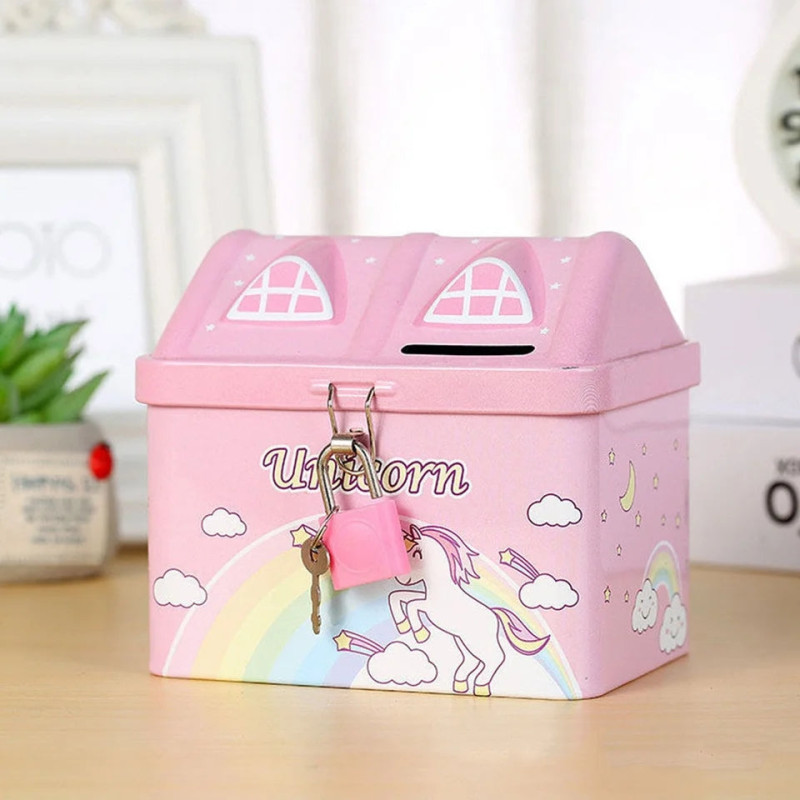 Cute House Shape Money Box