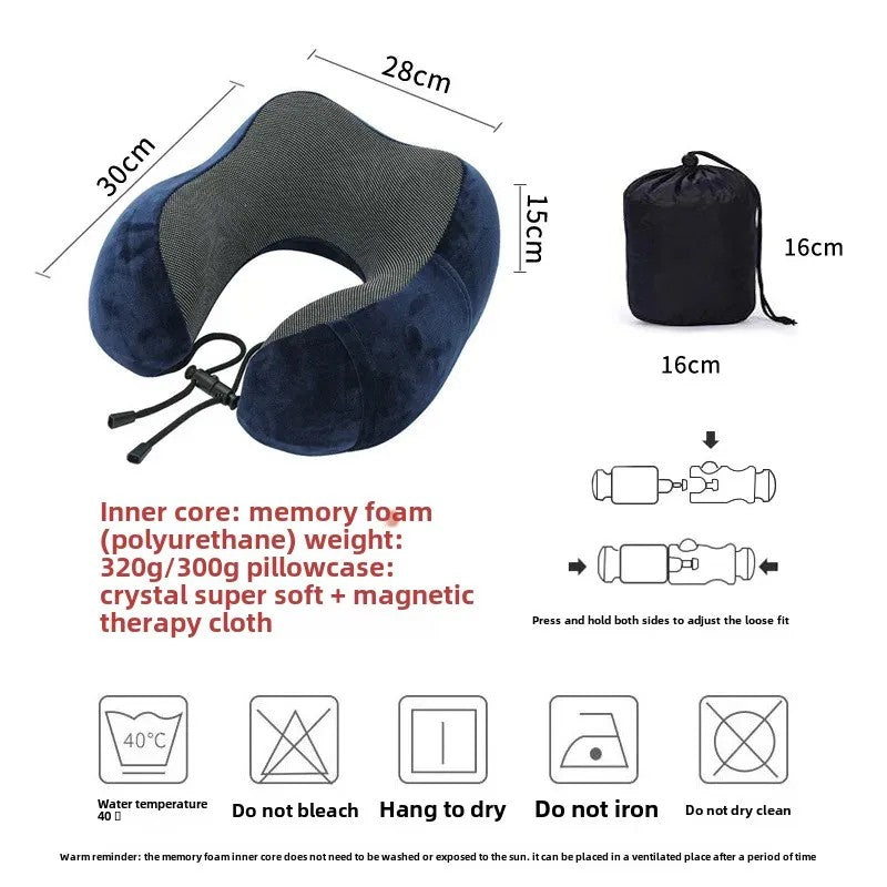 Neck Pillow Travel  U-Shaped Print Pillow Comfortable Supportive