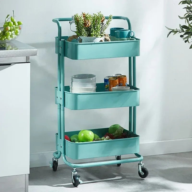 Cosmetic Wheels Cleaning Tool Trolly Beauty Stainless Steel Trolley Drinks Cart Salon Medical Werkzeugwagen Manicure Auxiliary