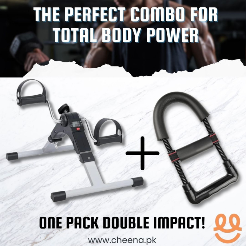 Digital Exercise Cycle with Free Forearm Strengthener | Cheena.pk