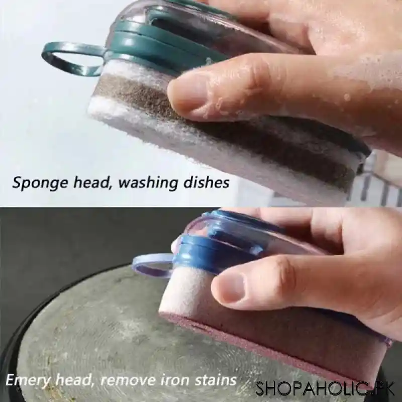 2 in 1 Automatic Liquid Adding Cleaning Brush