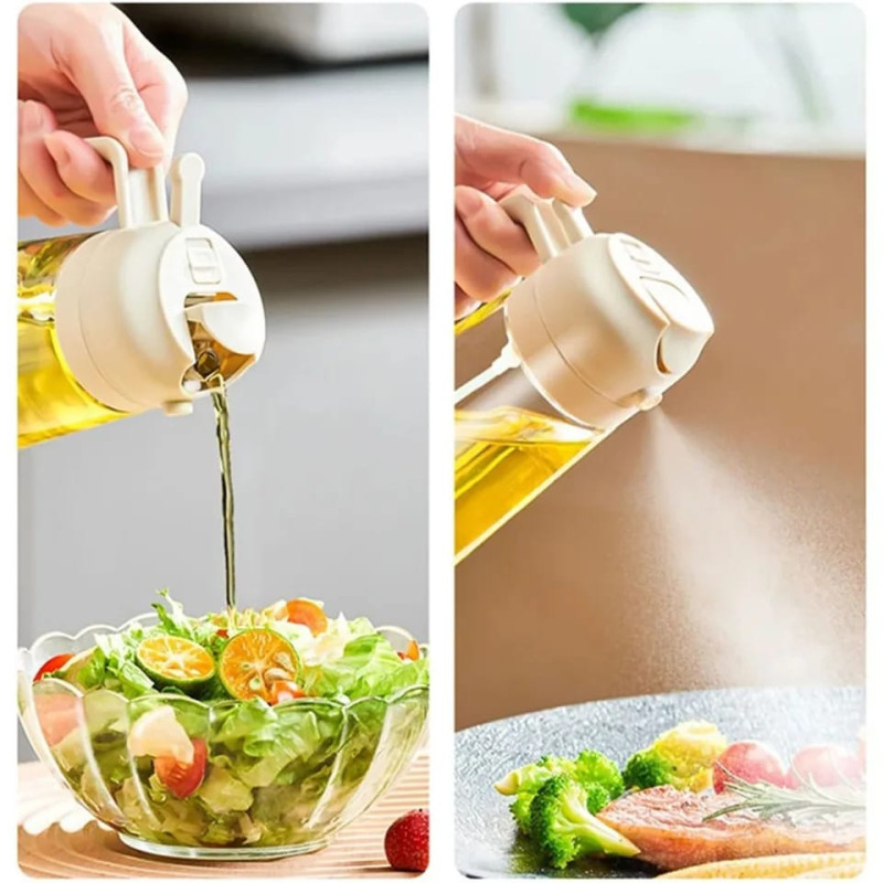 2 in 1 Oil Bottle