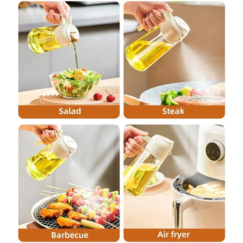2 in 1 Oil Bottle